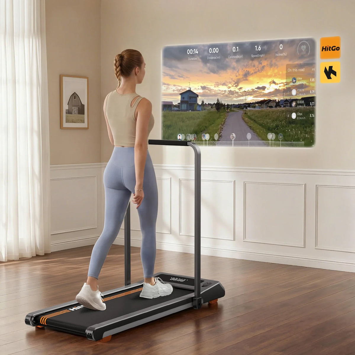 H1 2 in 1 Under-desk treadmill by WalkingPad